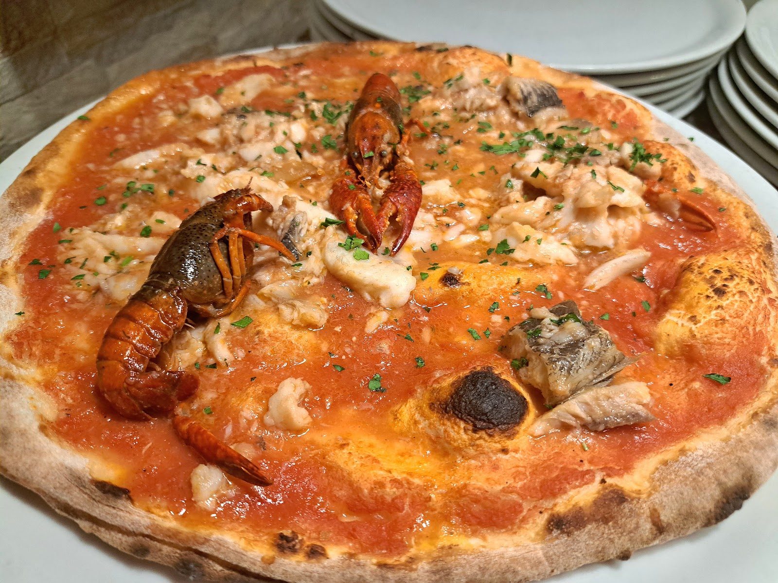 Pizza ai frutti di mare