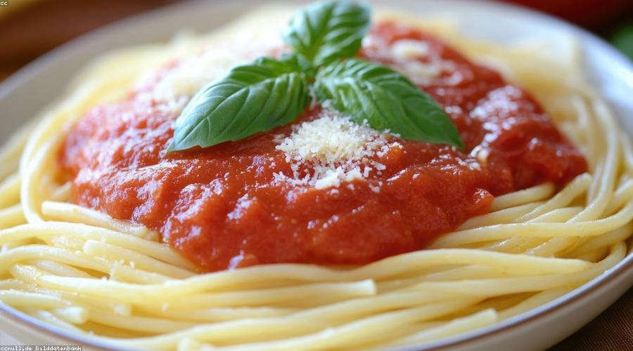 Spaghetti allo scoglio impiattati